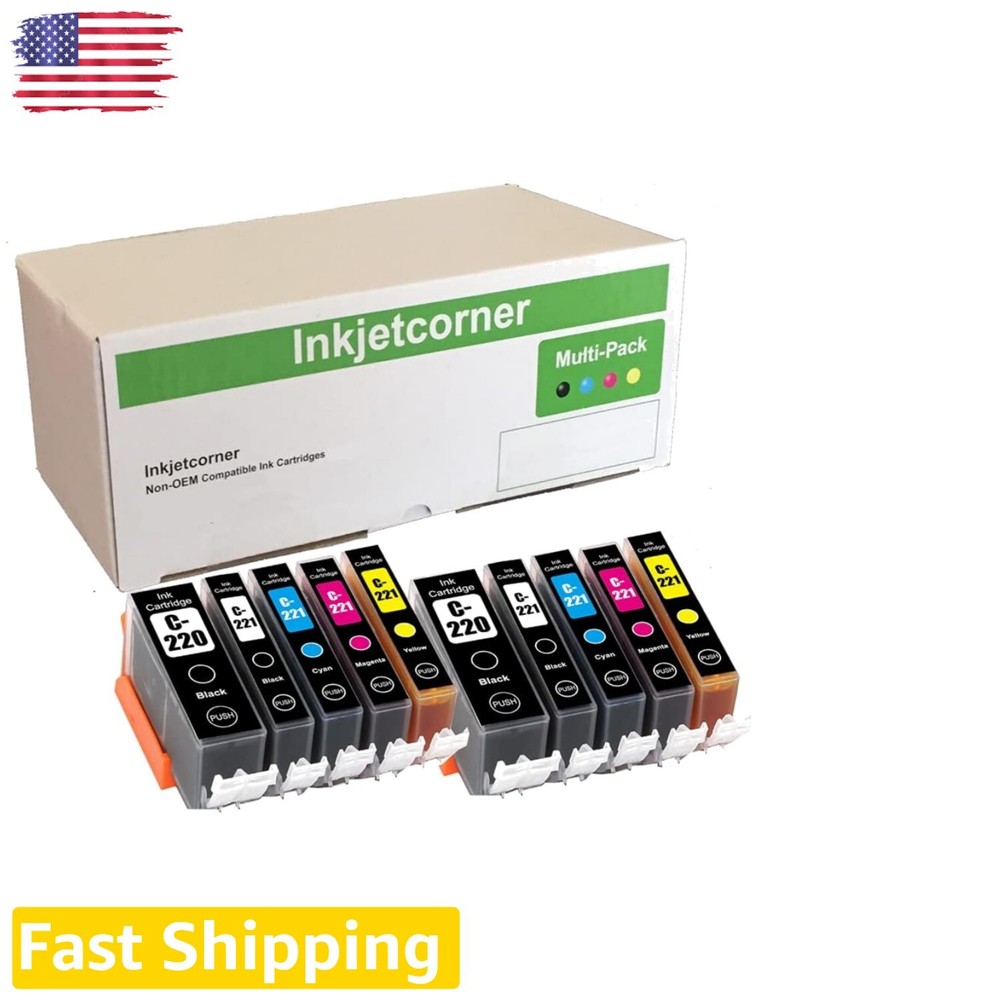Accurate Chip-Enabled 10-Pack Ink Cartridge for MP640 MX860 Printers-image