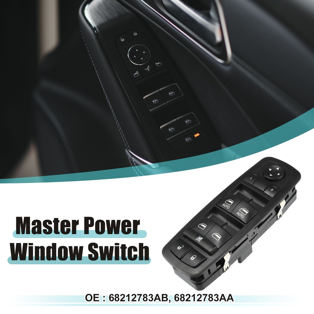 2014-2015 Ram 1500 Front Left Driver Power Window Switch 68212783AB