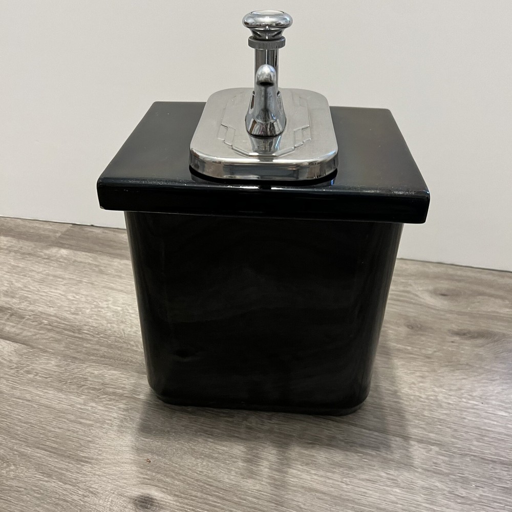 HALL Drugstore Ice Cream Shop Soda Fountain Syrup Dispenser Coca Cola Art Deco