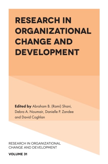 Research in Organizational Change and Developm by Abraham B. (ram Shani HARDBACK