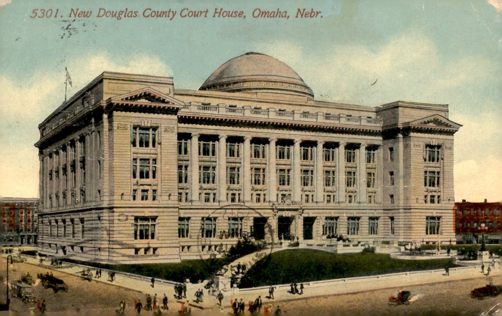 Douglas County Court House, Omaha, Nebraska Postcard