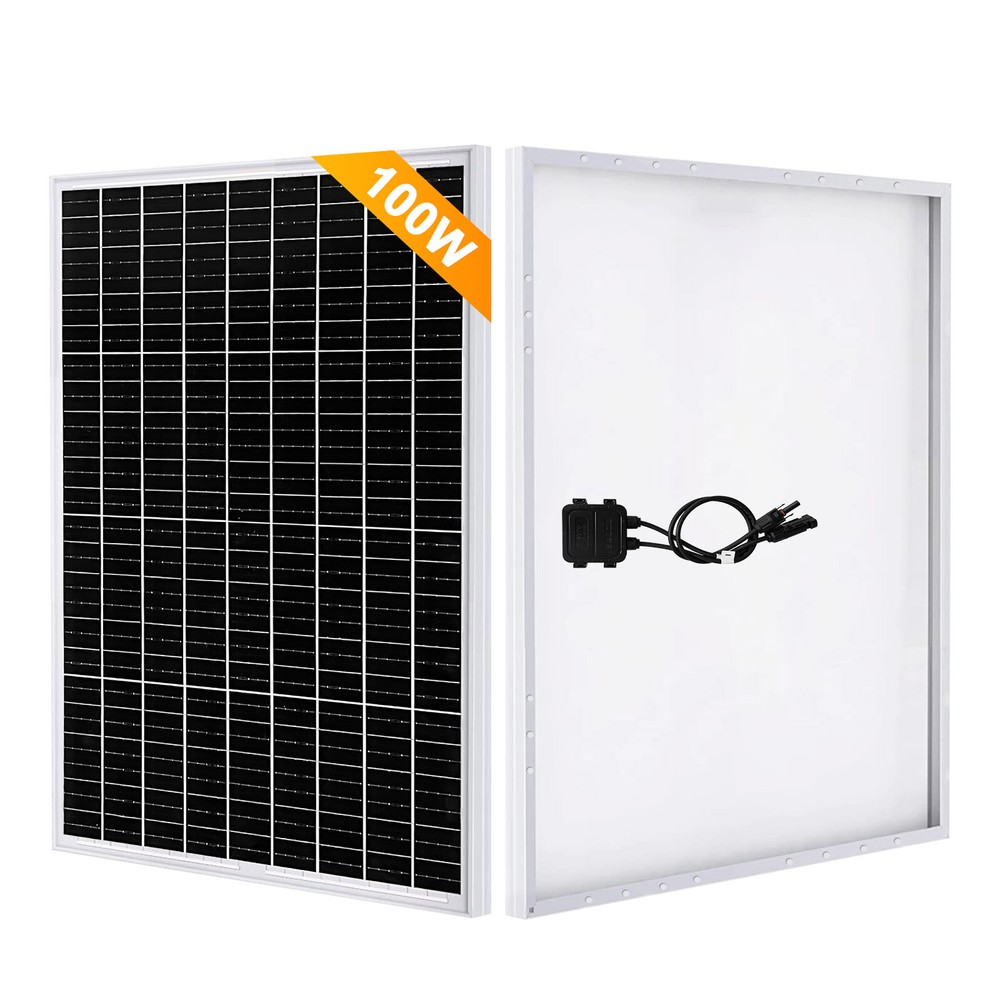 100W 12V Monocrystalline Solar Panel for RV Boat Camping Off Grid Home