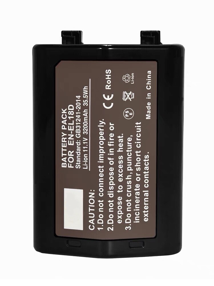 EN-EL18D Rechargeable Li-Ion Battery for Nikon Z9, D4, D4S, D5, D6 camera batter