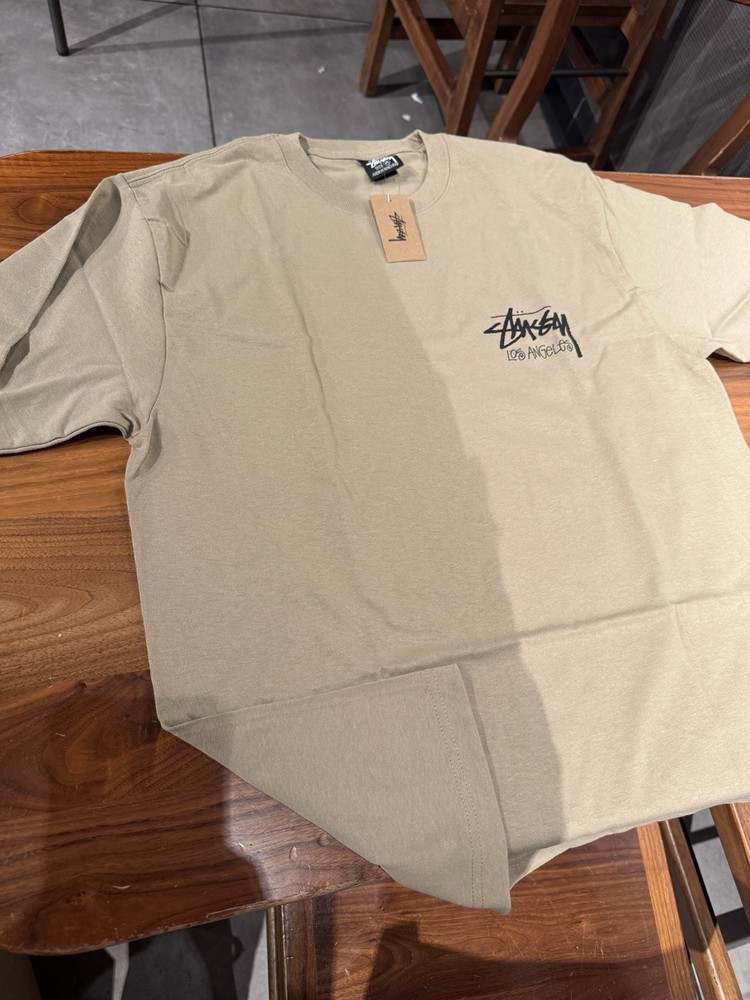 Stussy Los Angeles Tee Khaki Size M