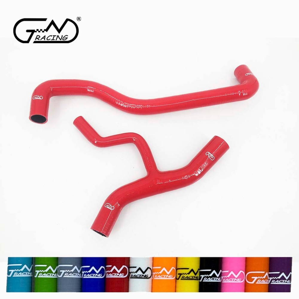 Fit 1996-2004 Ford Mustang GT 4.6L V8 Silicone Radiator Coolant Hoses Kit Red