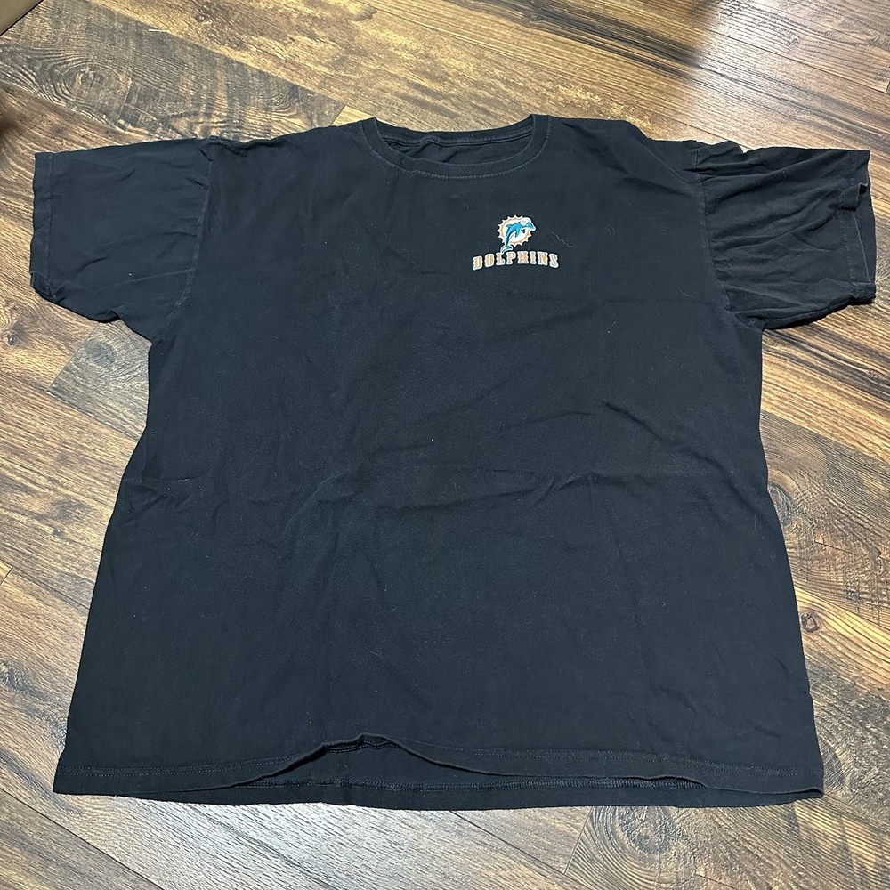 Vintage Miami Dolphins NFL Player Profile Tee in Black for Men Size 2XL