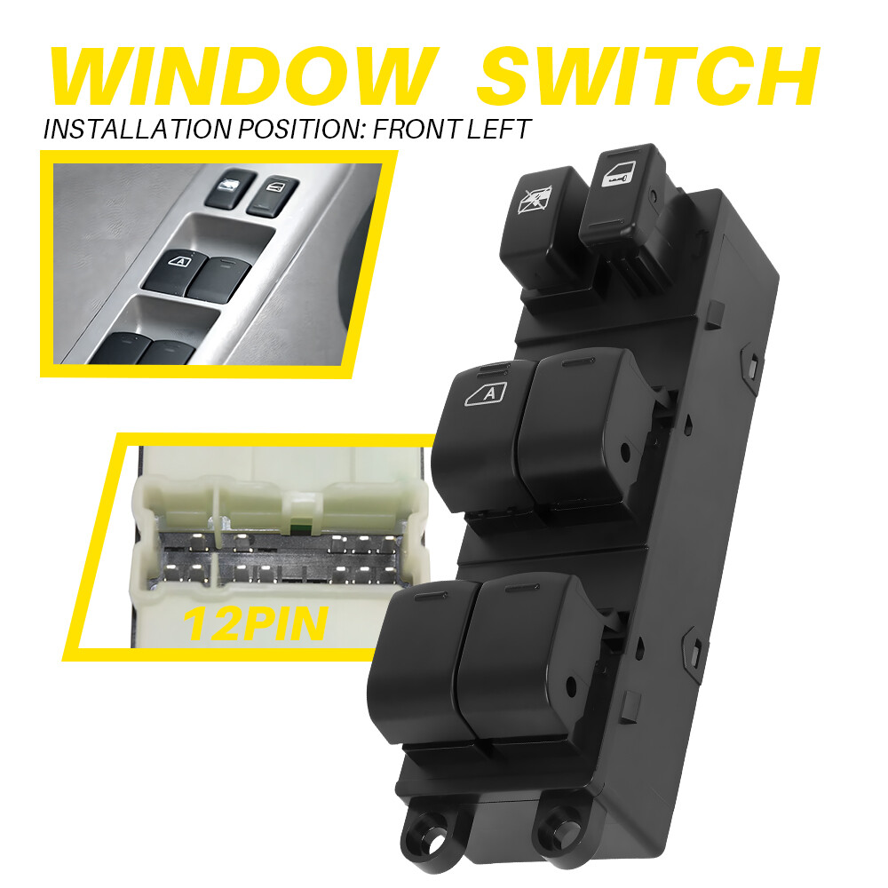 1x Power Window Switch for Nissan Frontier 2007-2019 Xterra 2007-2015 Front Left