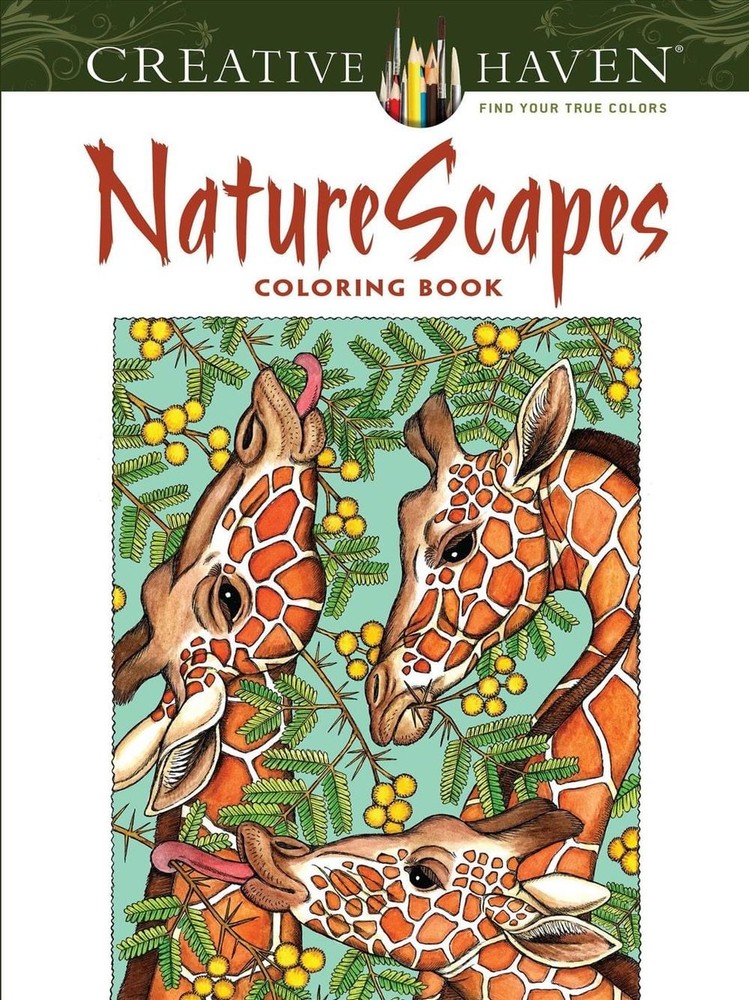 Creative Haven Naturescapes Coloring Book by Patricia J. Wynne (English) Paperba