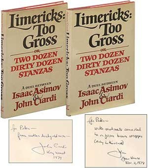 Limericks : Too Gross or Two Dozen Dirty Stanzas Isaac, Ciardi, JFree US Delivery | ISBN:0393045226