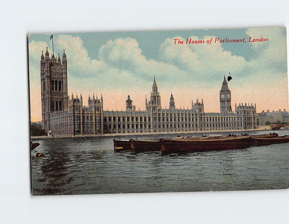 Postcard The Houses of Parliament London England