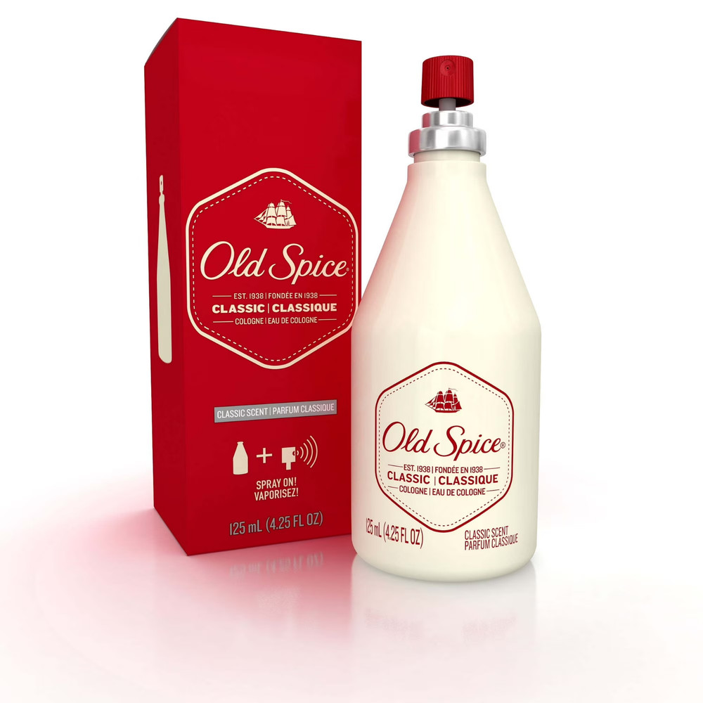 Old Spice Classic Scent Cologne for Men 4.25 oz Fresh Masculine Fragrance