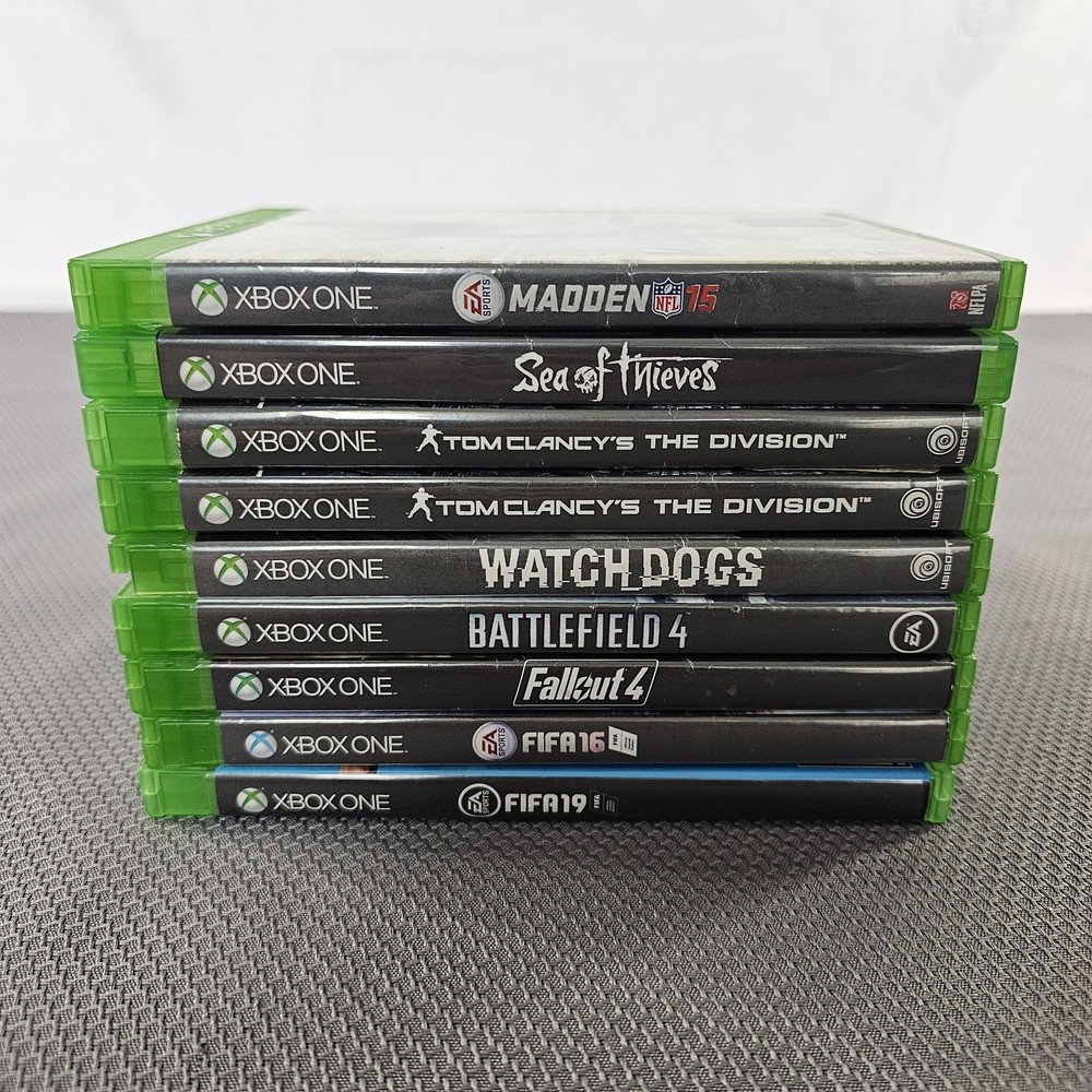 Lot Of 10 Various Xbox One Video Games With Cases About Half Have Manuals READ⬇