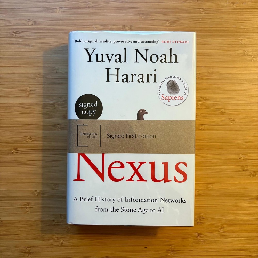 Nexus | Signed by Yuval Noah Harari | First Edition (UK) 2024