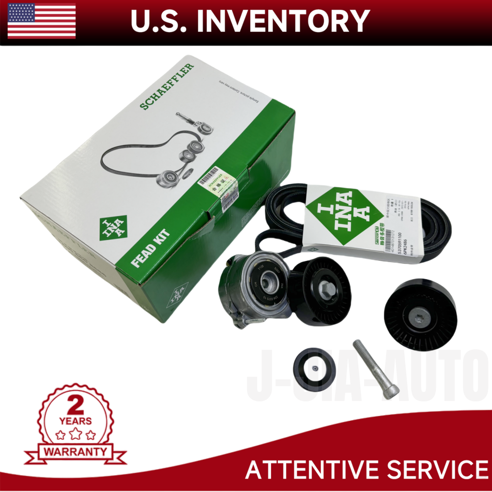 OEM Belt Drive Kit For AUDI Q5 Q7 VW Touareg Porsche Audi Q7 S5 3.0T 06E903137AE