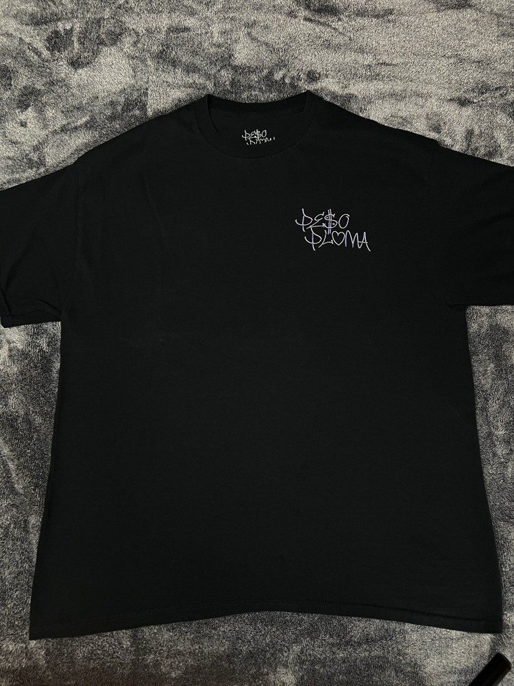 Peso Pluma Génesis Tour Tarantula Spider Black T-Shirt XL Official Merch