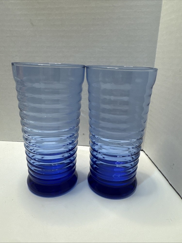 2-16 Oz Cooler Sirrus Cobalt Blue (Mediterranean) by LIBBEY GLASS COMPANY