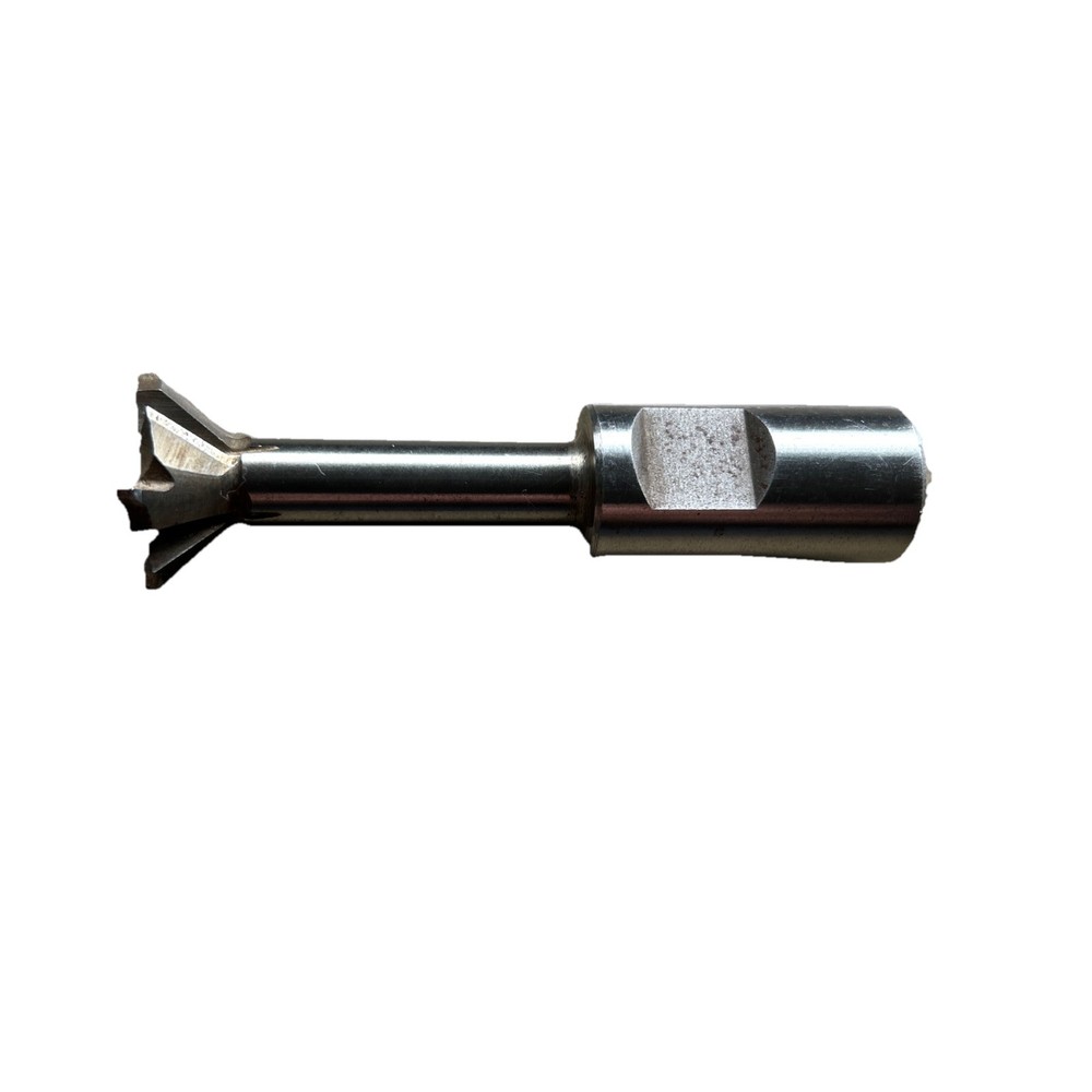 Keo 1/2 Diameter 60° Angle 8-Flute HSS Dovetail Cutter 3/8 Shank Made In USA