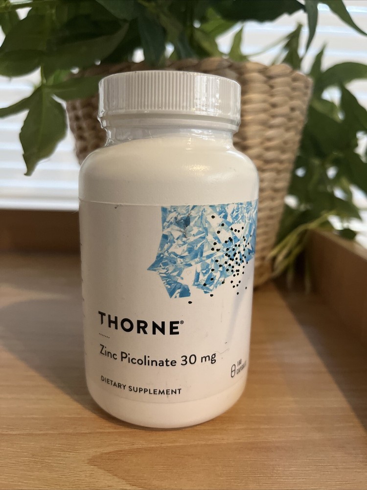 Thorne Zinc Picolinate 30mg, 180 Capsules Expires 7/26