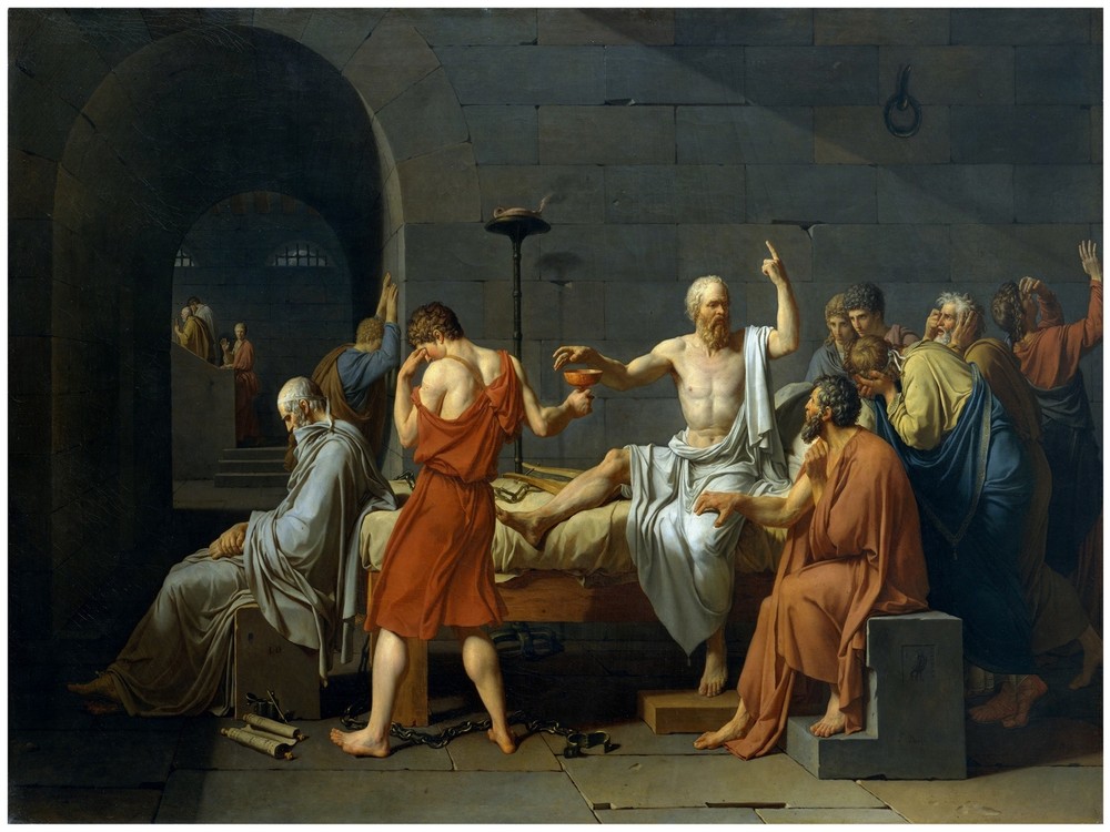 The Death of Socrates POSTER. Fine Graphic Art Design. Room Home Wall Art. 2020