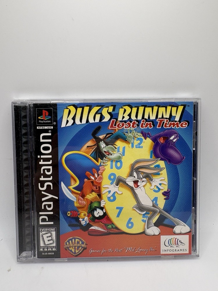 Bugs Bunny: Lost in Time (Sony, Playstation 1) CIB + Registration Card - Tested
