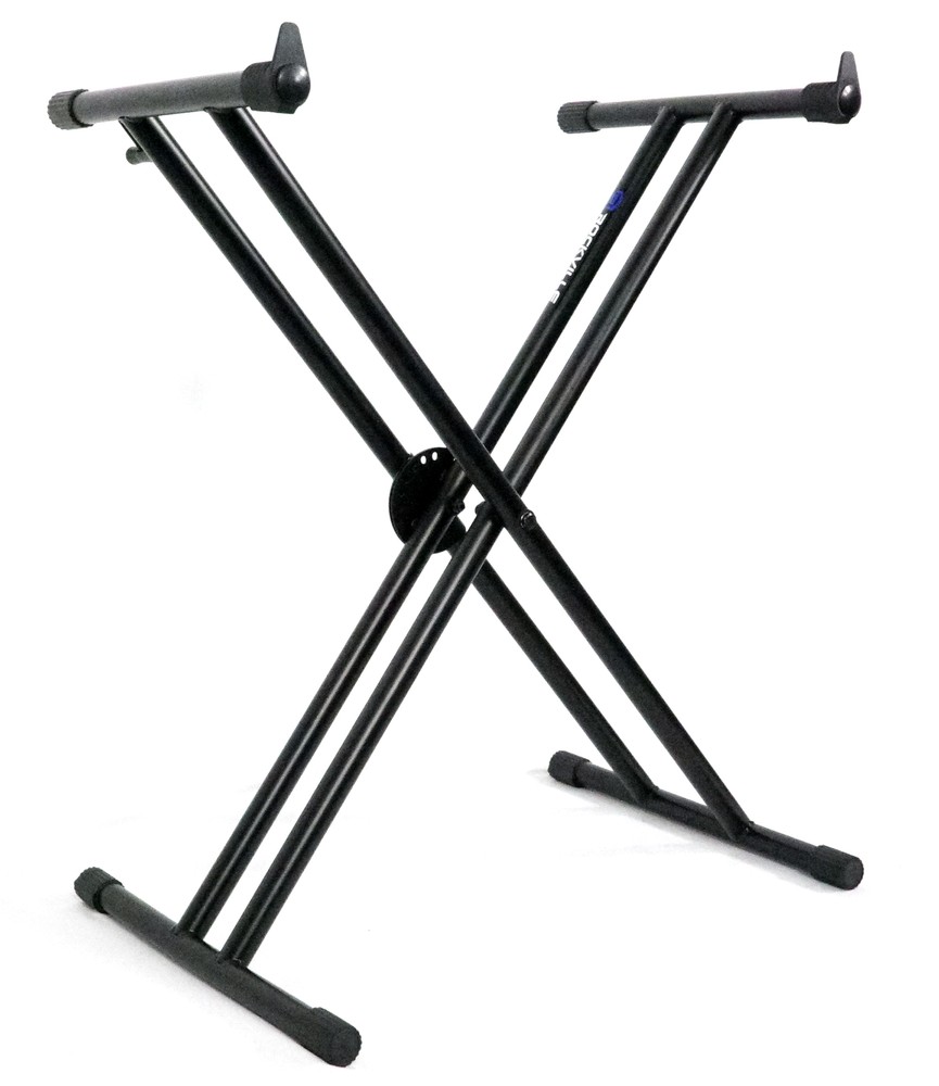 Rockville RKS30X Double X Braced Keyboard Stand w Push Button Lock Mechanism!