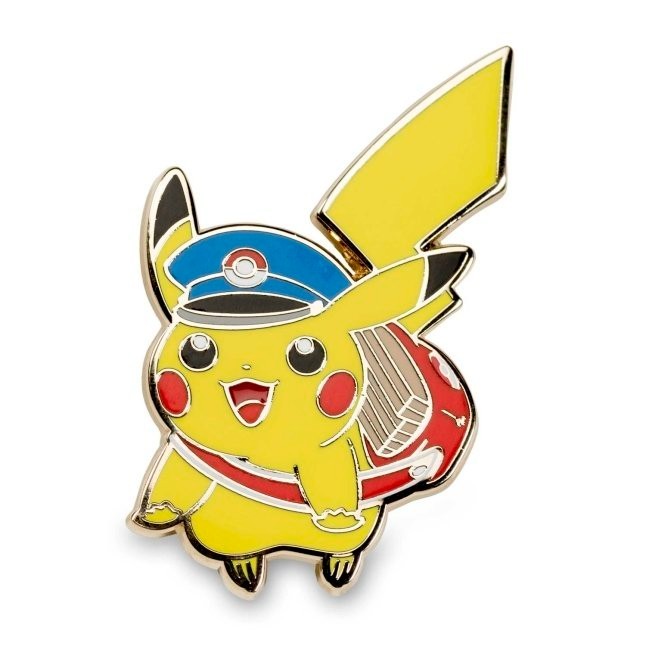 Pokemon Center USA Pikachu Mail Carrier Pin Official Enamel Badge Cute Collectib