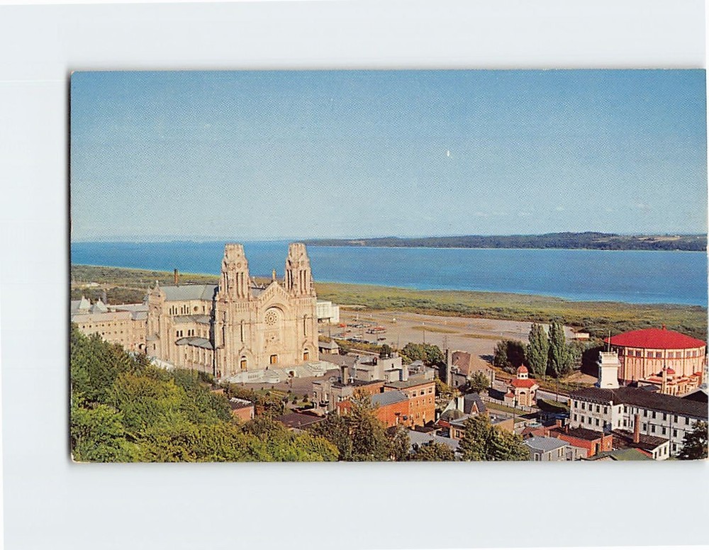 Postcard Sanctuaire Sainte-Anne-de-Beaupré Quebec Canada