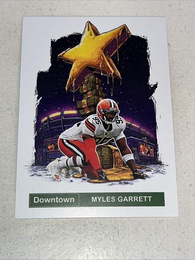 Myles Garrett Custom Football Card