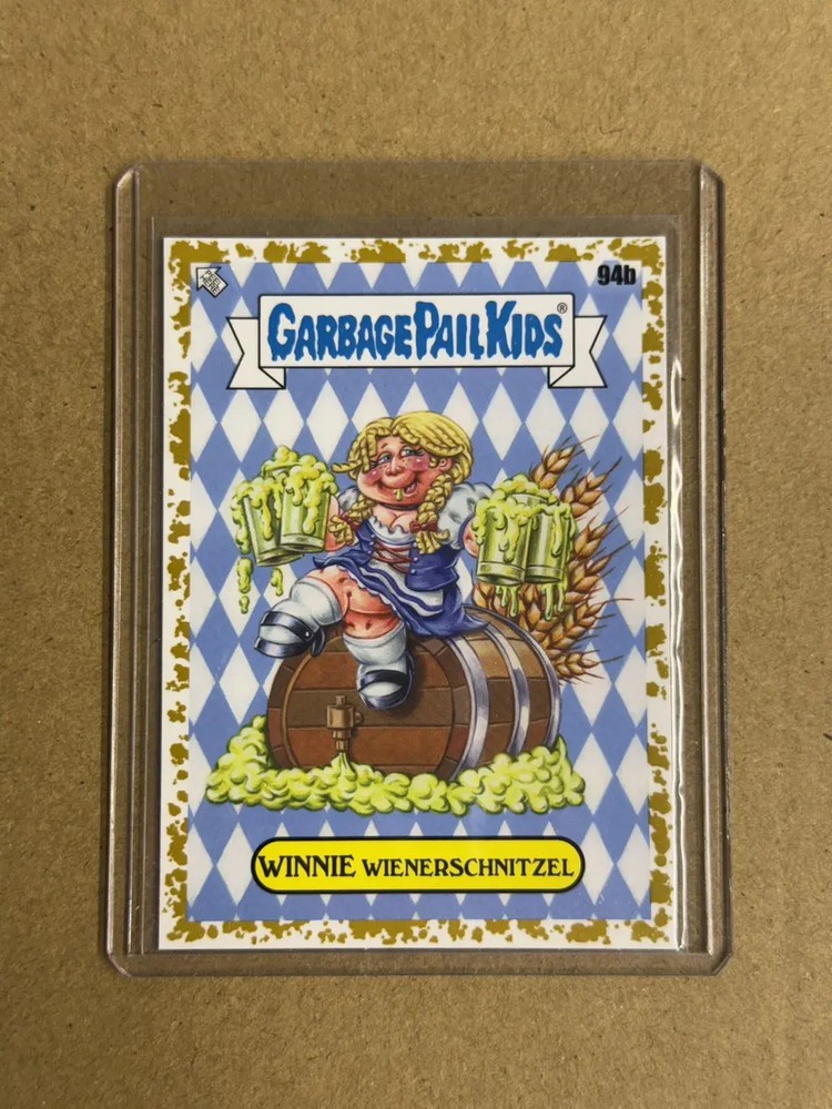 2023 Topps Garbage Pail Kids Go on Vacation WINNIE WIENERSCHNITZEL Gold /50 tba