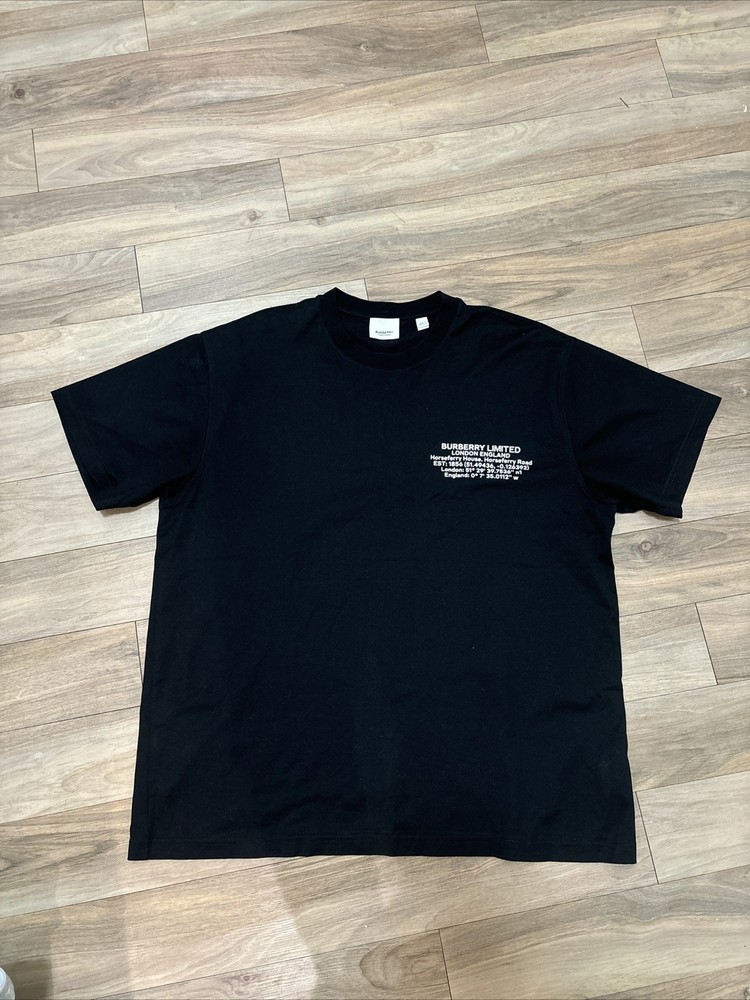 Burberry Black T Shirt Size Small