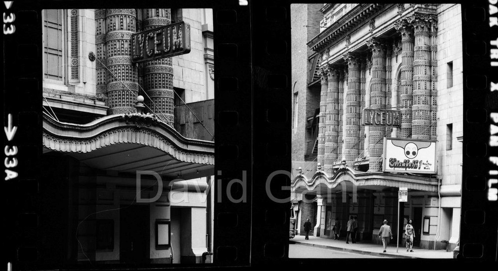 '72 Elizabeth 1 Lyceum Theaters Manhattan Original Gahr 35mm 2 Negative Lot B784