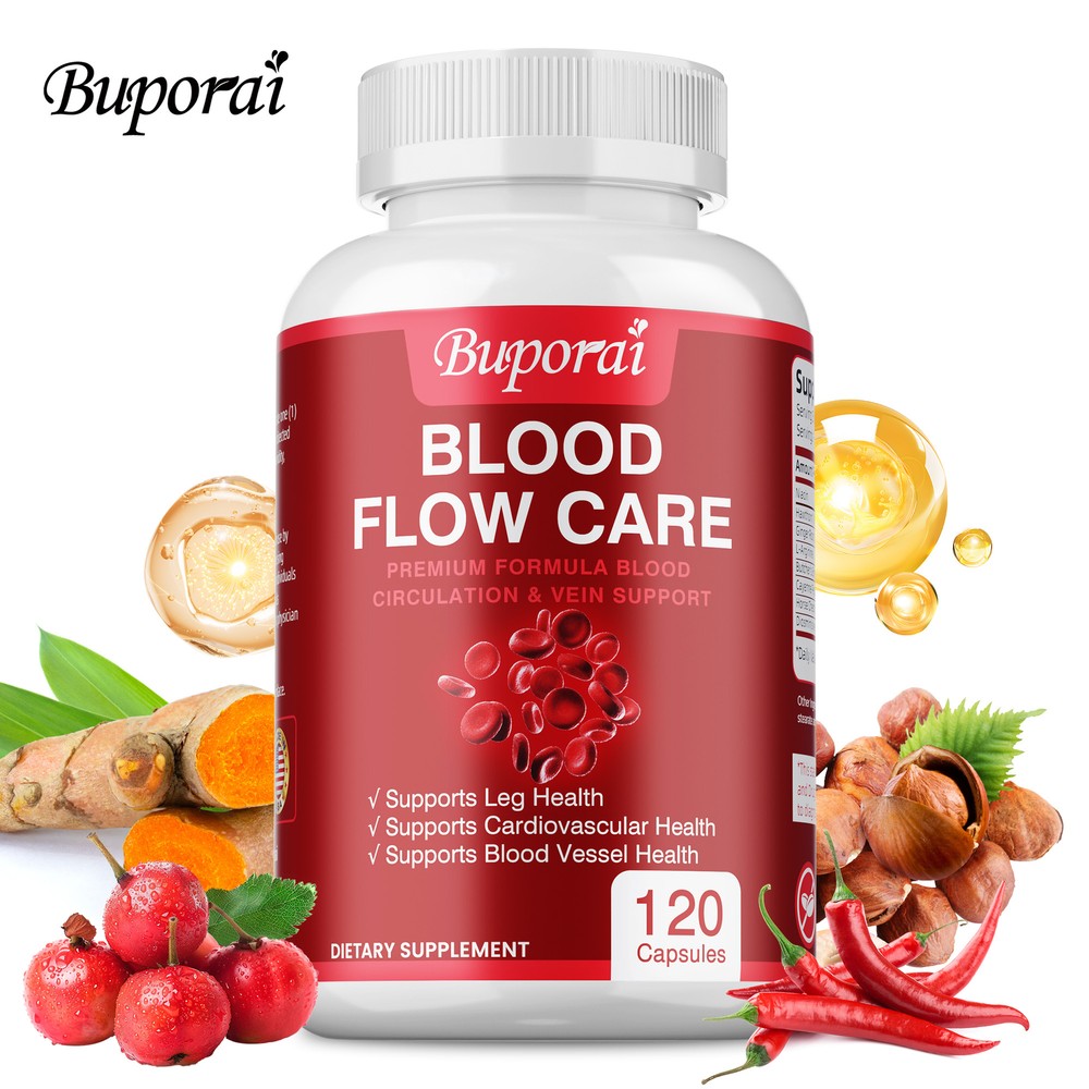 Blood Flow Care Supplement for Heart Health and Improved Circulation