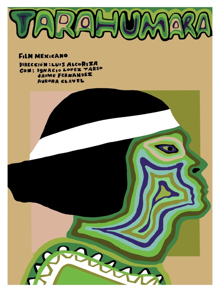 Tarahumara Mexican film Decorative Poster.Graphic Design.Room decoration.2874