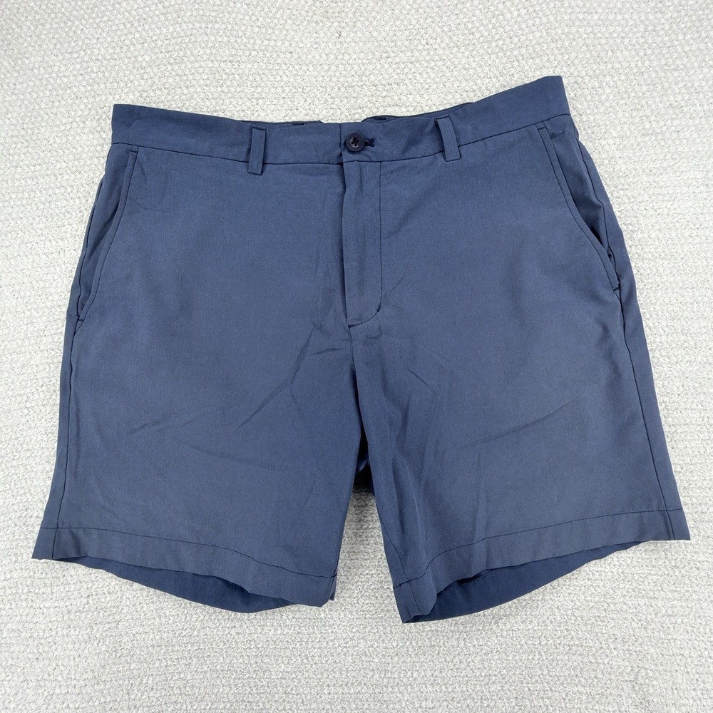 Vineyard Vines Shorts Mens 36 Blue Performance Breaker Chino Stretch Golf