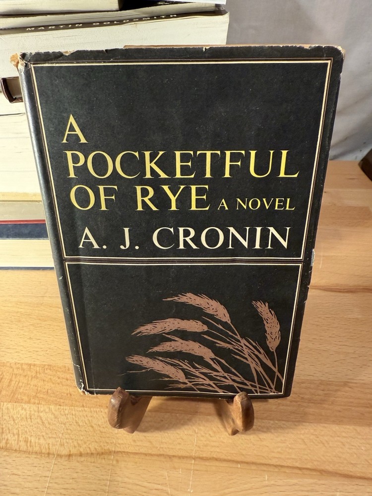 A Pocketful Of Rye A Novel By A j Cronin 1969 Pre Owned Vintage Book