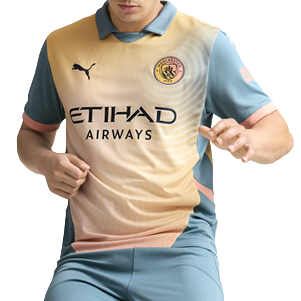 プーマ Mcfc 4番目のクルーネックレプリカジャージ メンズ ピンク77520204