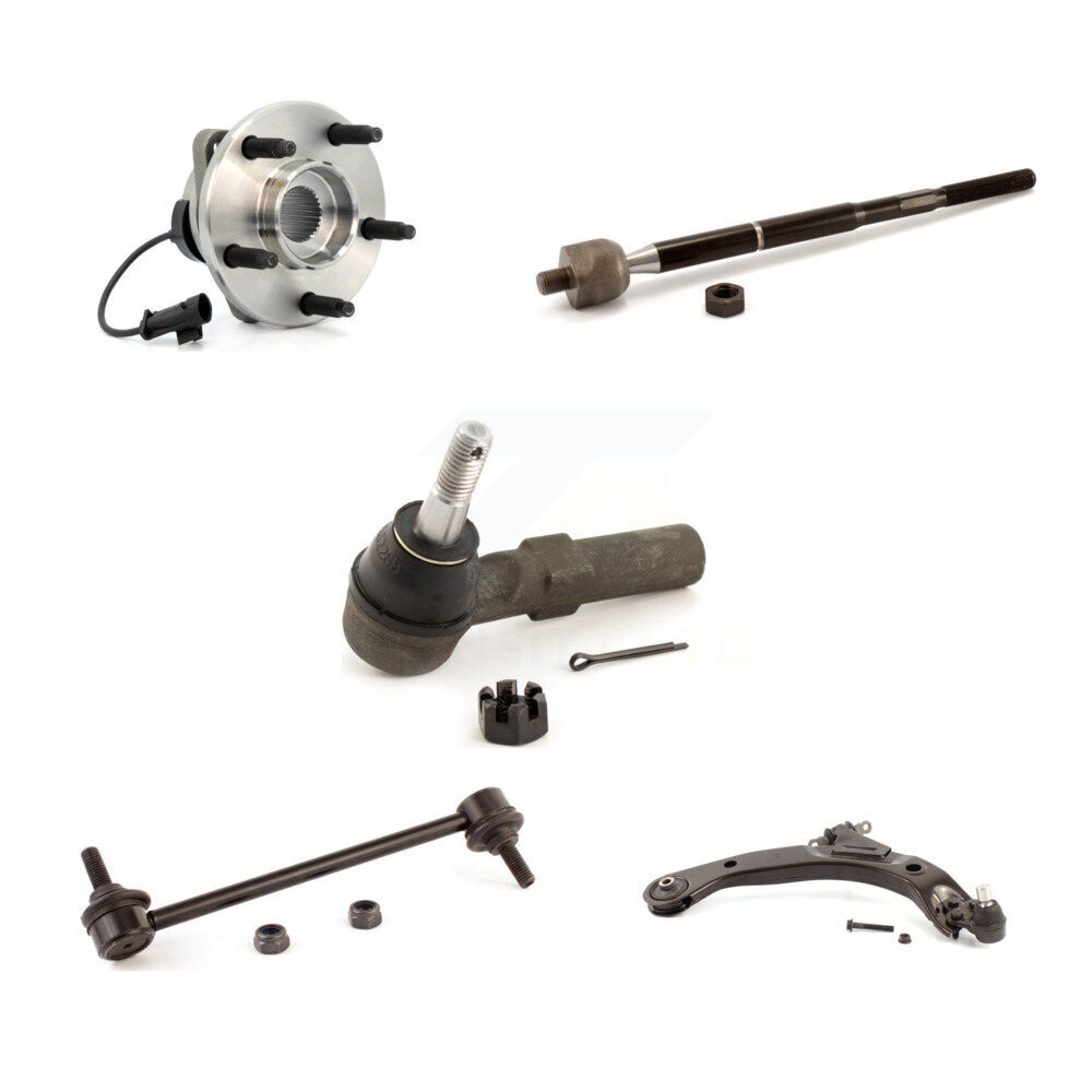 Bearing Lower Control Arm Tie Rod  Link Front Right Kit (5Pc) For Chevrolet