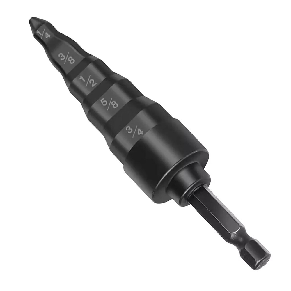 Air Conditioner Copper Pipe Tube Expander 5 in 1 Swaging Tool Drill Bit Flaring