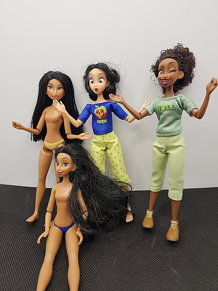Disney Wreck It Ralph Breaks The Internet Lot of 4 Comfy Princesses 6