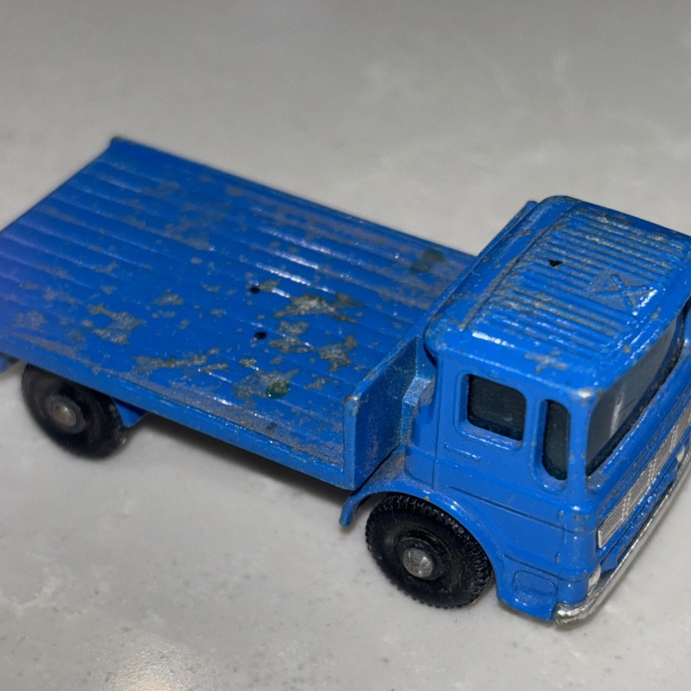 Matchbox Lesney Series No. 60 Site Hut Truck England Blue Hut