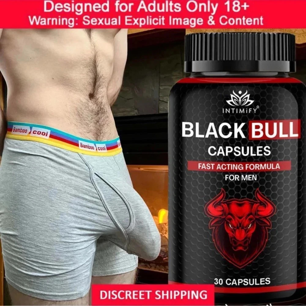 Black Bull Natural Stamina Booster for Men – Performance Support | Pack of 2