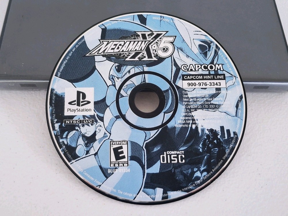 Mega Man X5 (Sony PlayStation 1, 2001) NTSC-U/C Game Disc Only Free S&H