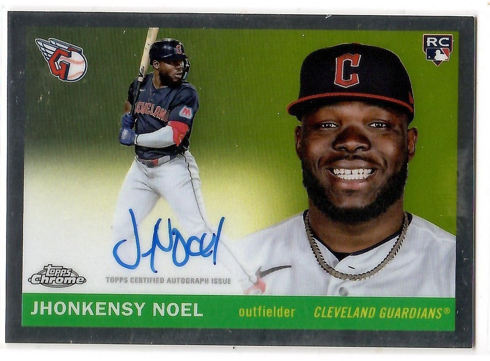 2025 topps chrome platinum anniversary Jhonkensy Noel Auto CPA-JN