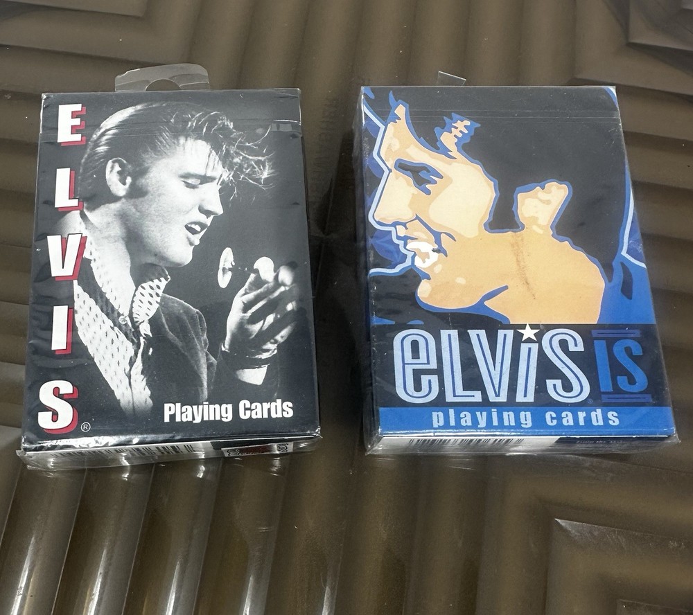 2 New Sealed Bicycle Elvis Presley Playing Cards Decks