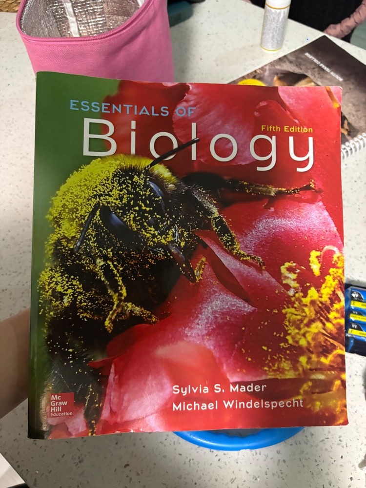 Essentials of Biology by Sylvia S. Mader and Michael Windelspecht (2017,...