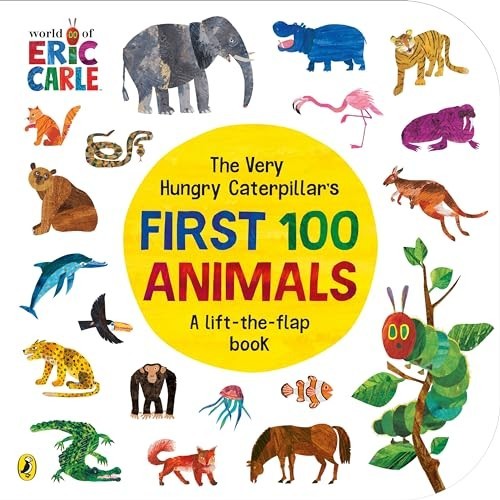 The Very Hungry Caterpillar's First 100 Animals by Carle, Eric Board book BookFREE US DELIVERY | ISBN: 0241670772 | Quality Books