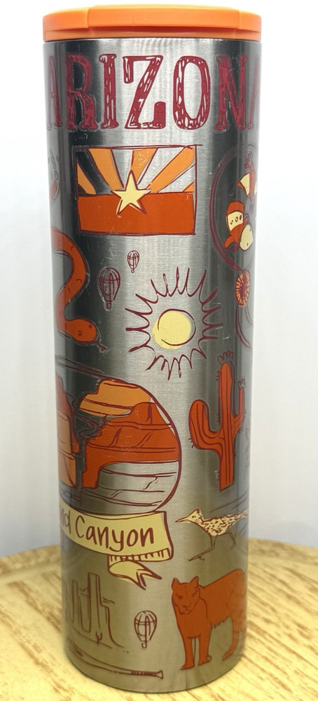 Starbucks Arizona State Been There Series Stainless Steel Travel Tumbler 16 oz