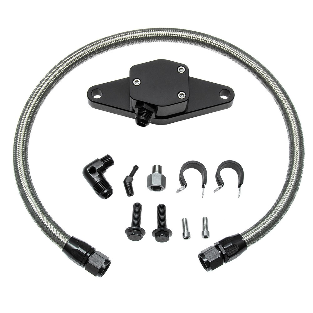 Coolant Bypass Kit With Lines For 1994-1998 1995 96 Dodge Ram 2500 3500 5.9L L6