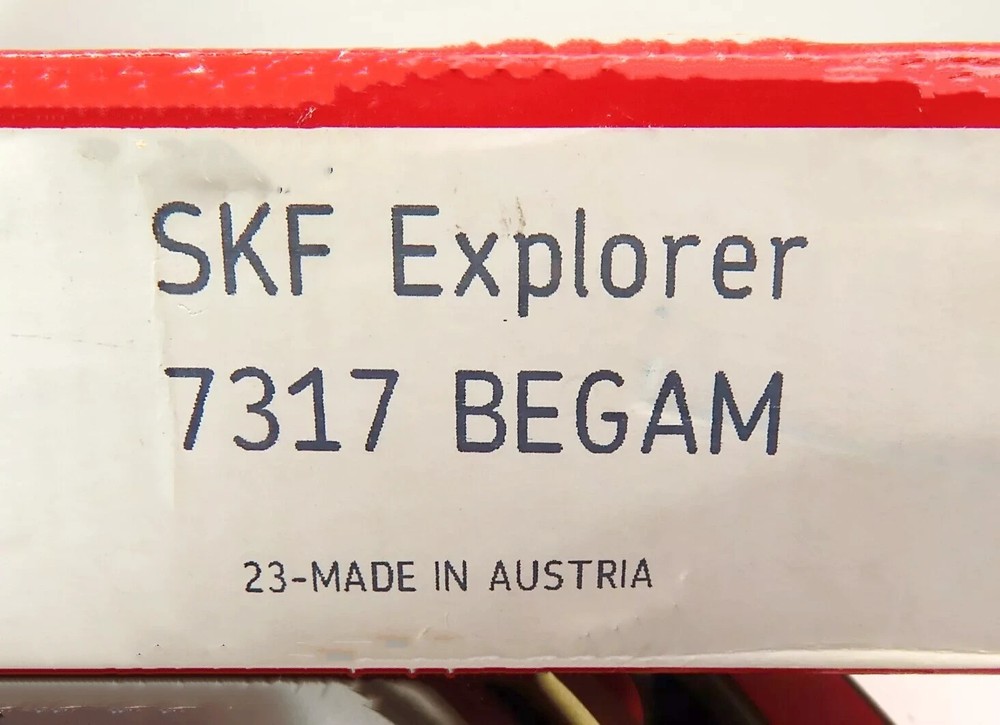 NEW SKF 7317 BEGAM single row angular contact ball bearing 1PCS #NN