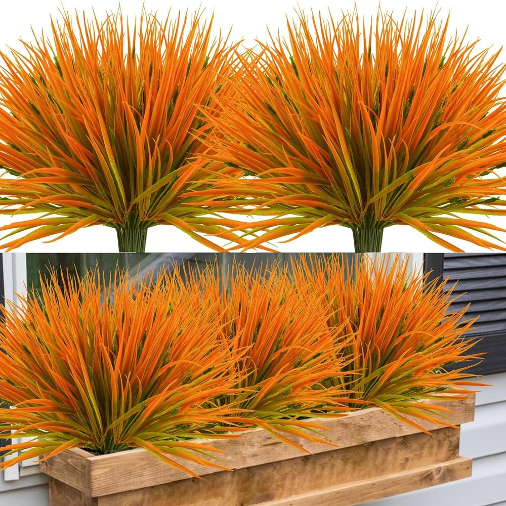 UV-Resistant Artificial Lavender Bundles for Outdoor Fall Decor - 40 Stems